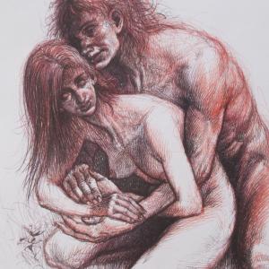 The erotic couple by Robert Baramov