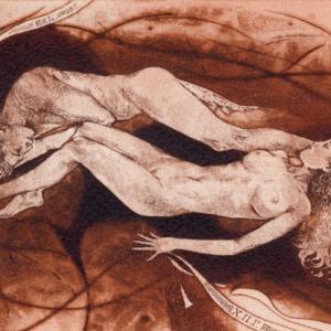Ex Libris "Daphnis and Cloe" by Evgenia Timoshenko