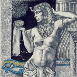 Ex Libris "Cleopatra" by Hristo Kerin